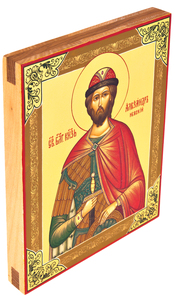 Икона "Святой Александр" Палех